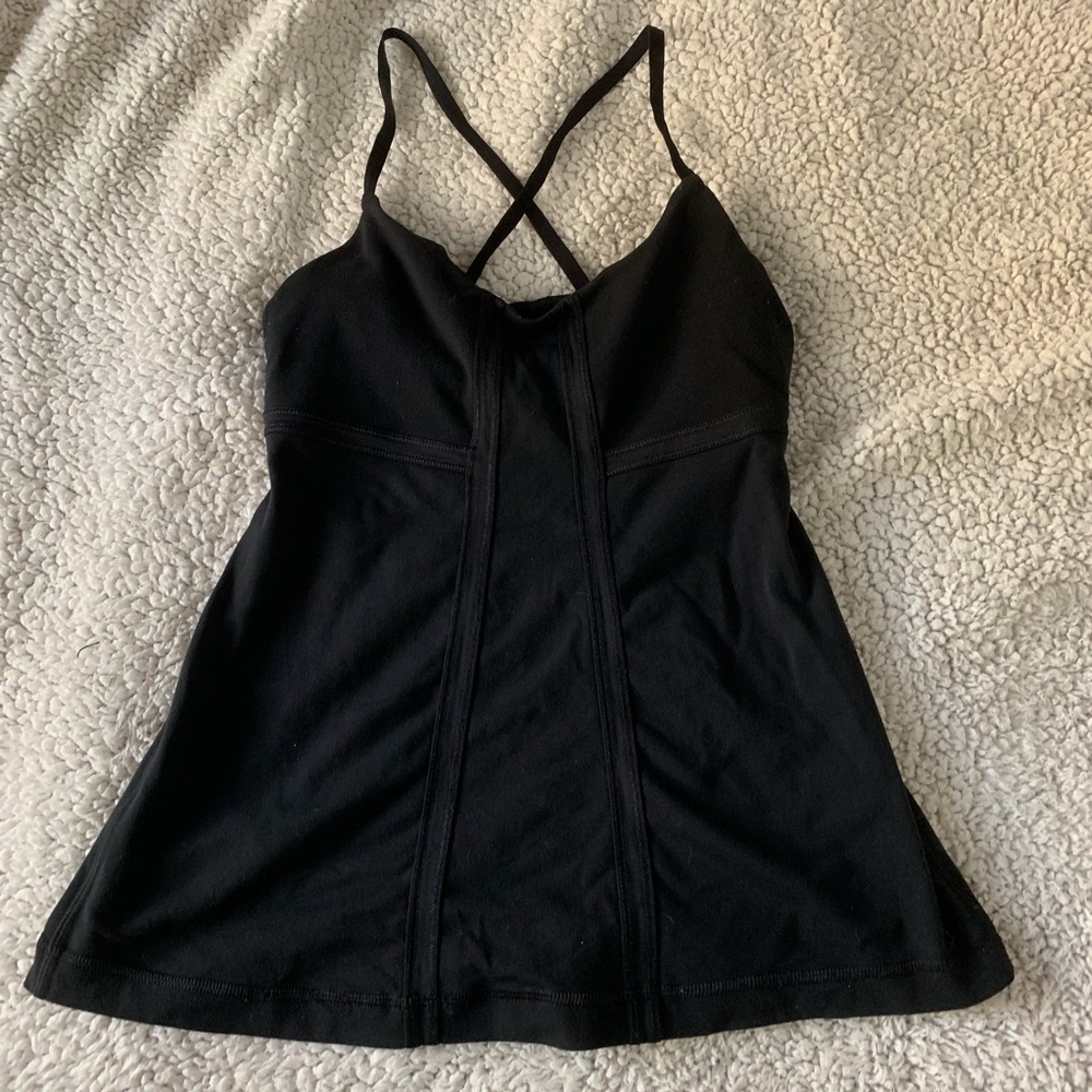 Black Lululemon tank top